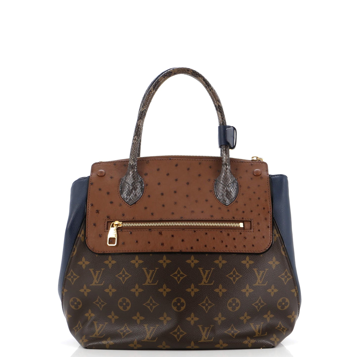 Louis Vuitton Majestueux Tote And Exotics Mm Canvas Monogram Tote Bag
