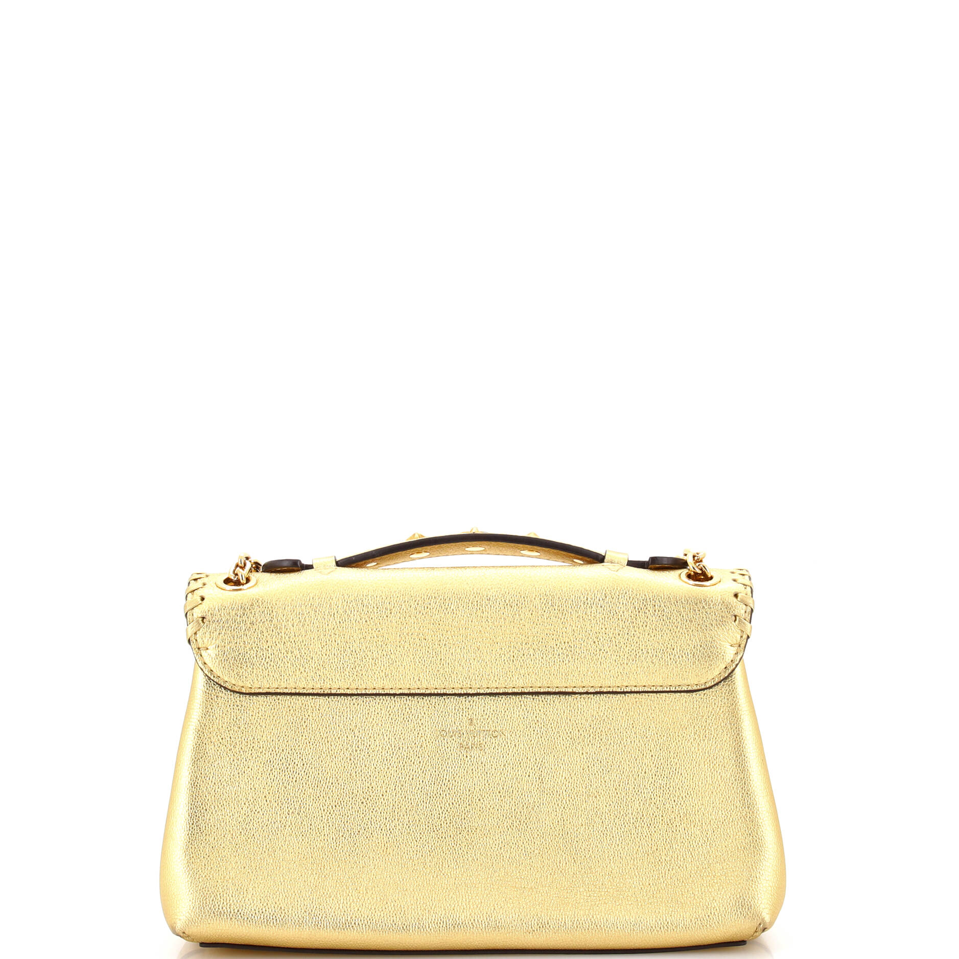 Louis Vuitton Very Bag Whipstitch Leather Chain Shoulder Bag