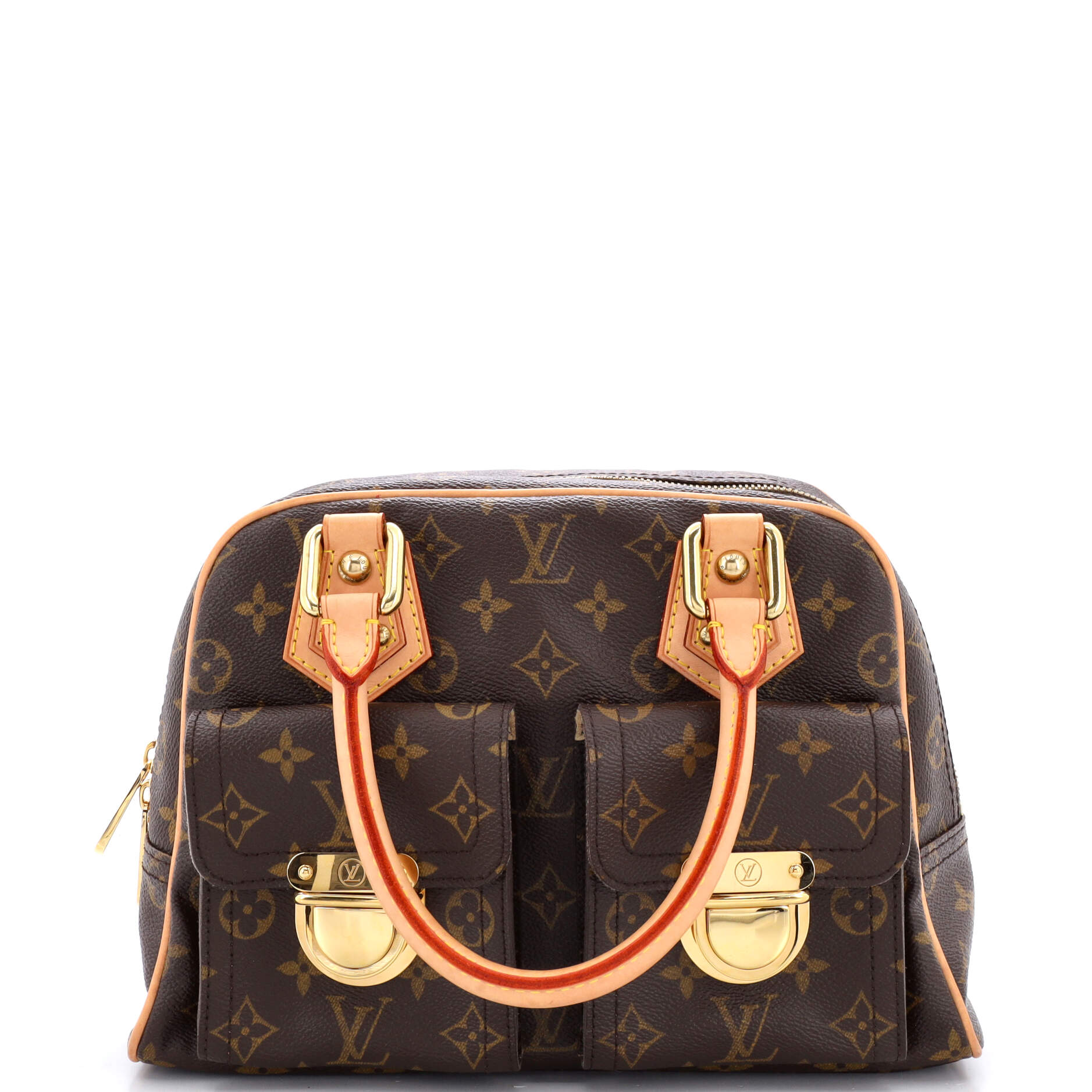 Louis Vuitton Manhattan Handbag Pm Canvas Monogram Travel Bag Canvas Pm3005244