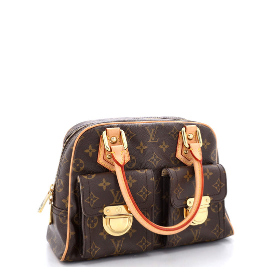 Louis Vuitton Manhattan Handbag Pm Canvas Monogram Travel Bag Canvas Pm3005244