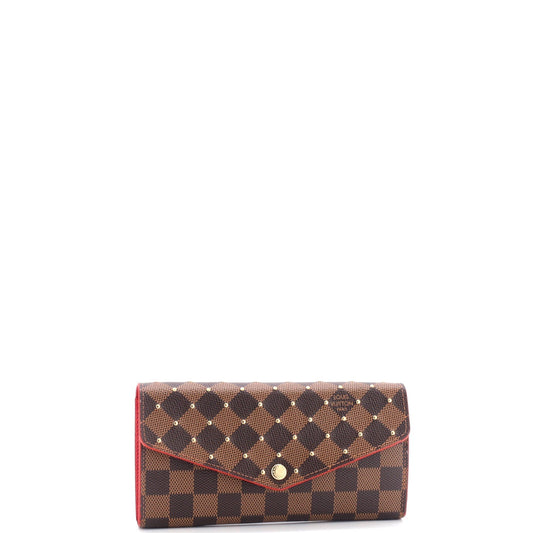 Louis Vuitton Sarah Wallet Nm Studded Damier Handbag Travel Bag
