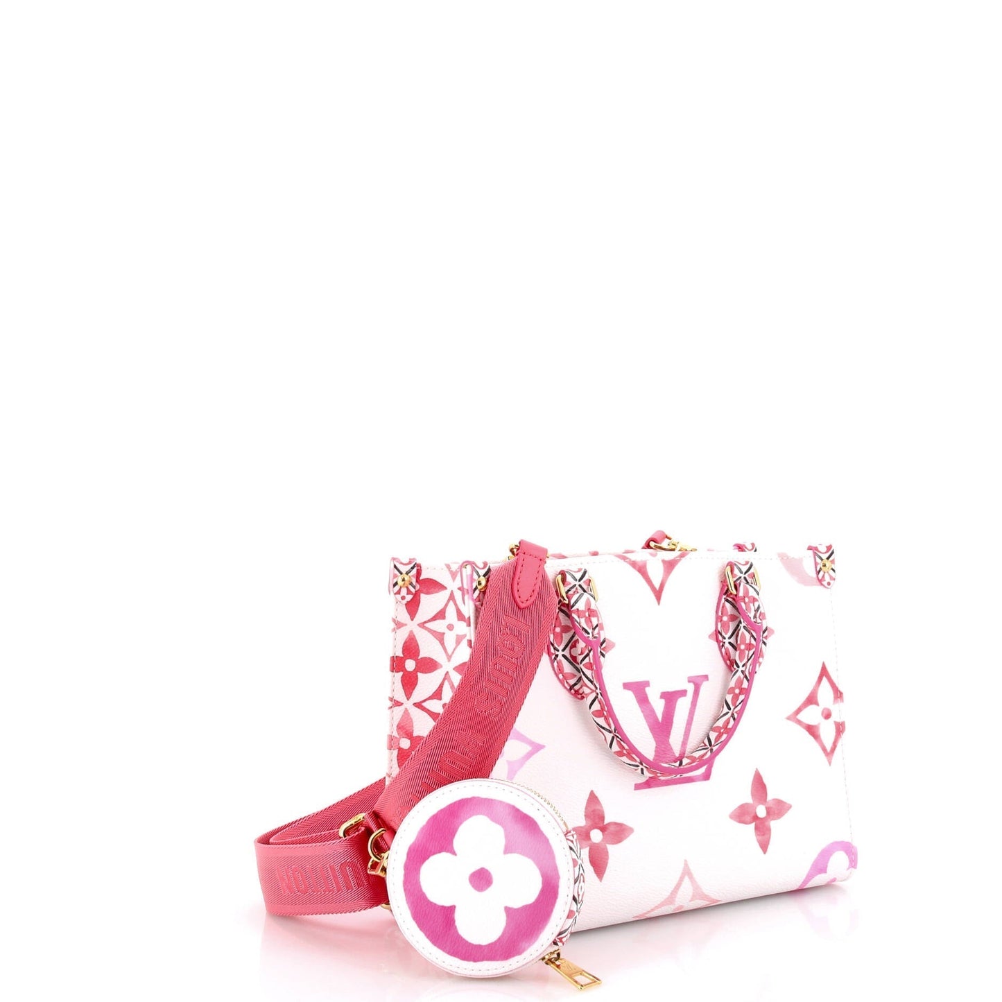 Louis Vuitton Onthego Tote By The Pool Watercolor Giant Monogram Shoulder Bag