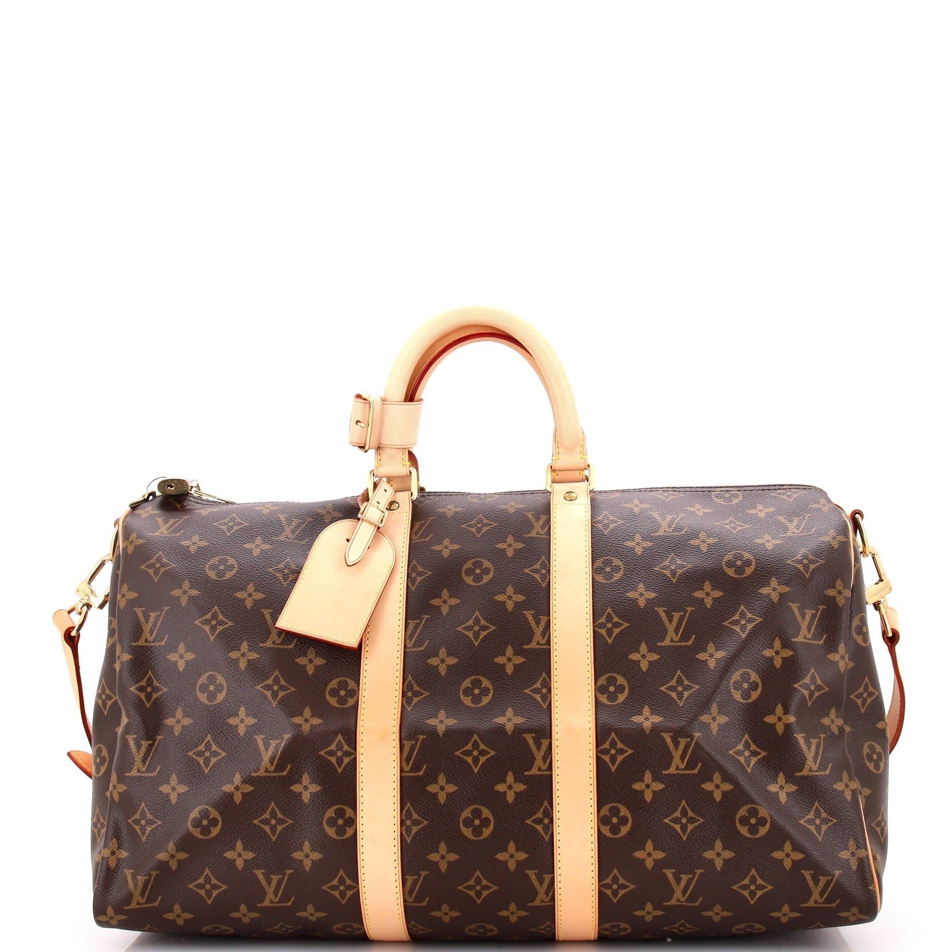 Louis Vuitton Keepall Bandouliere Bag Canvas Monogram Travel Bag Canvas 45300841122
