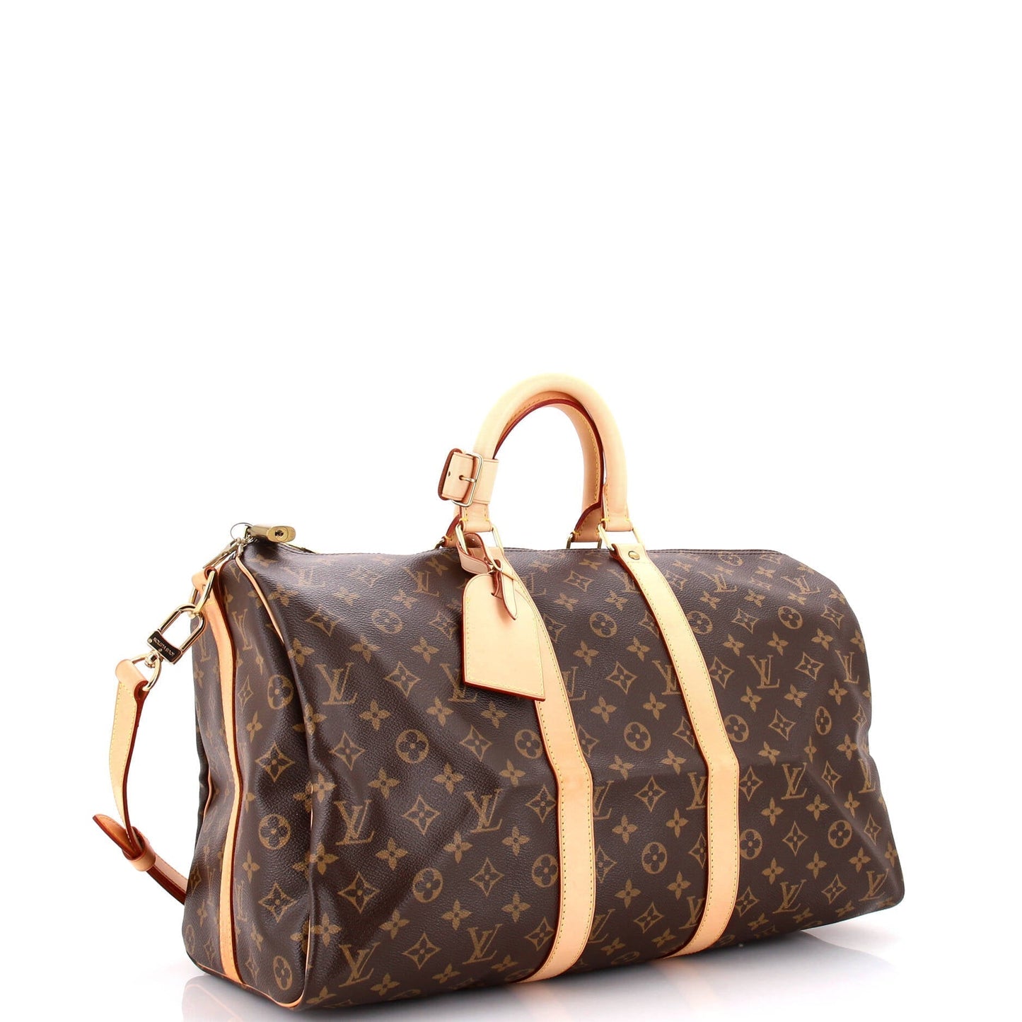 Louis Vuitton Keepall Bandouliere Bag Canvas Monogram Travel Bag Canvas 45300841122