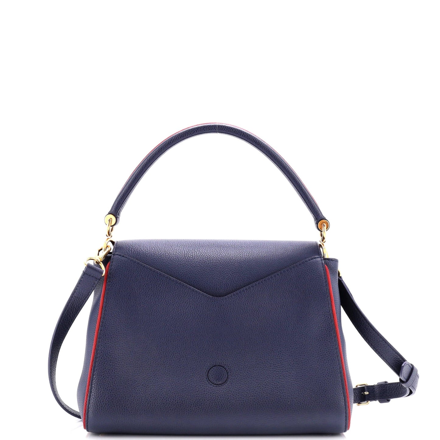 Louis Vuitton Double Handbag Calfskin With Canvas Monogram Travel Bag Canvas 30084142
