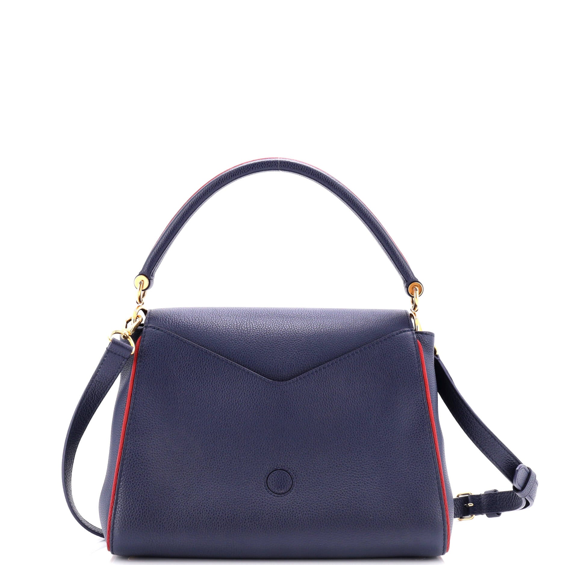 Louis Vuitton Double Handbag Calfskin With Canvas Monogram Travel Bag Canvas 30084142