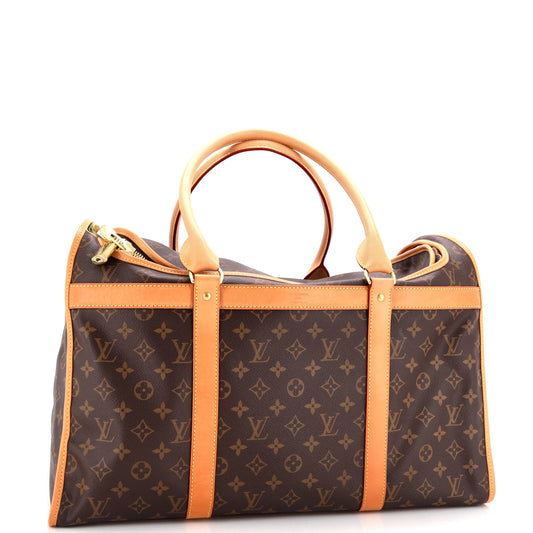 Louis Vuitton Dog Carrier Bag Canvas Monogram Travel Bag Canvas 5030084176