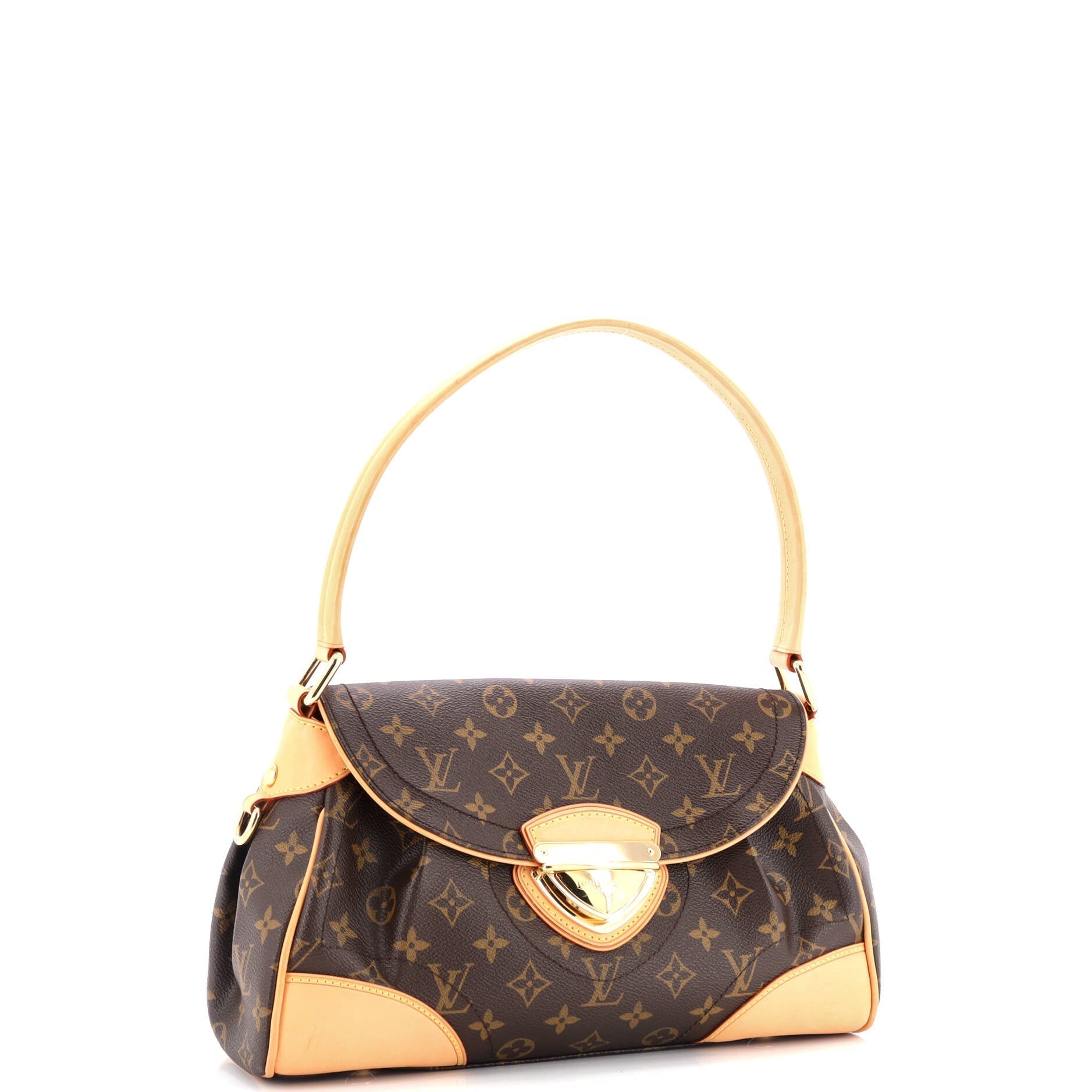 Louis Vuitton Beverly Handbag Mm Canvas Monogram Shoulder Bag