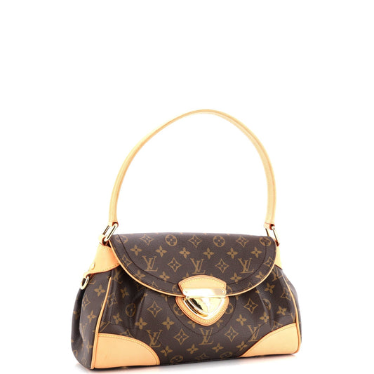 Louis Vuitton Beverly Handbag Mm Canvas Monogram Shoulder Bag