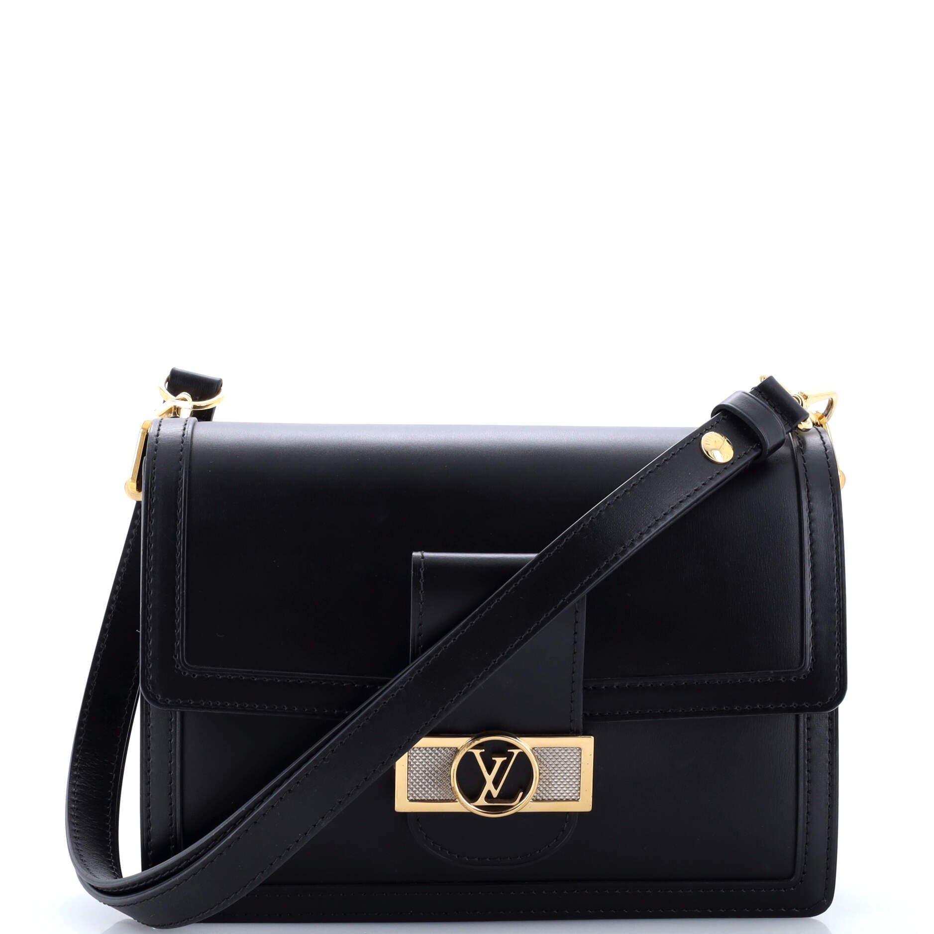 Louis Vuitton Dauphine Shoulder Bag Calfskin Mm