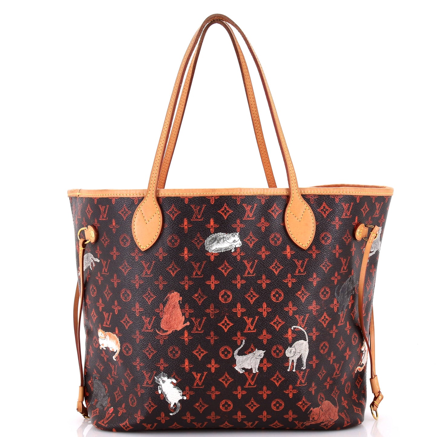 Louis Vuitton Neverfull Nm Tote Limited Edition Grace Coddington Canvas Tote Bag Canvas Mm3008608