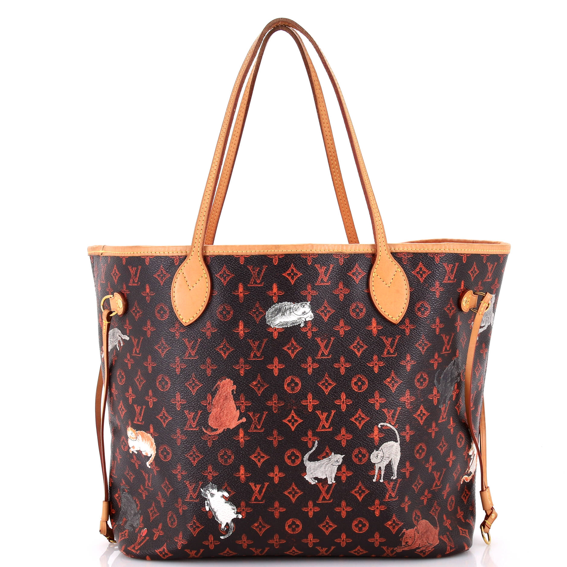 Louis Vuitton Neverfull Nm Tote Limited Edition Grace Coddington Canvas Tote Bag Canvas Mm3008608