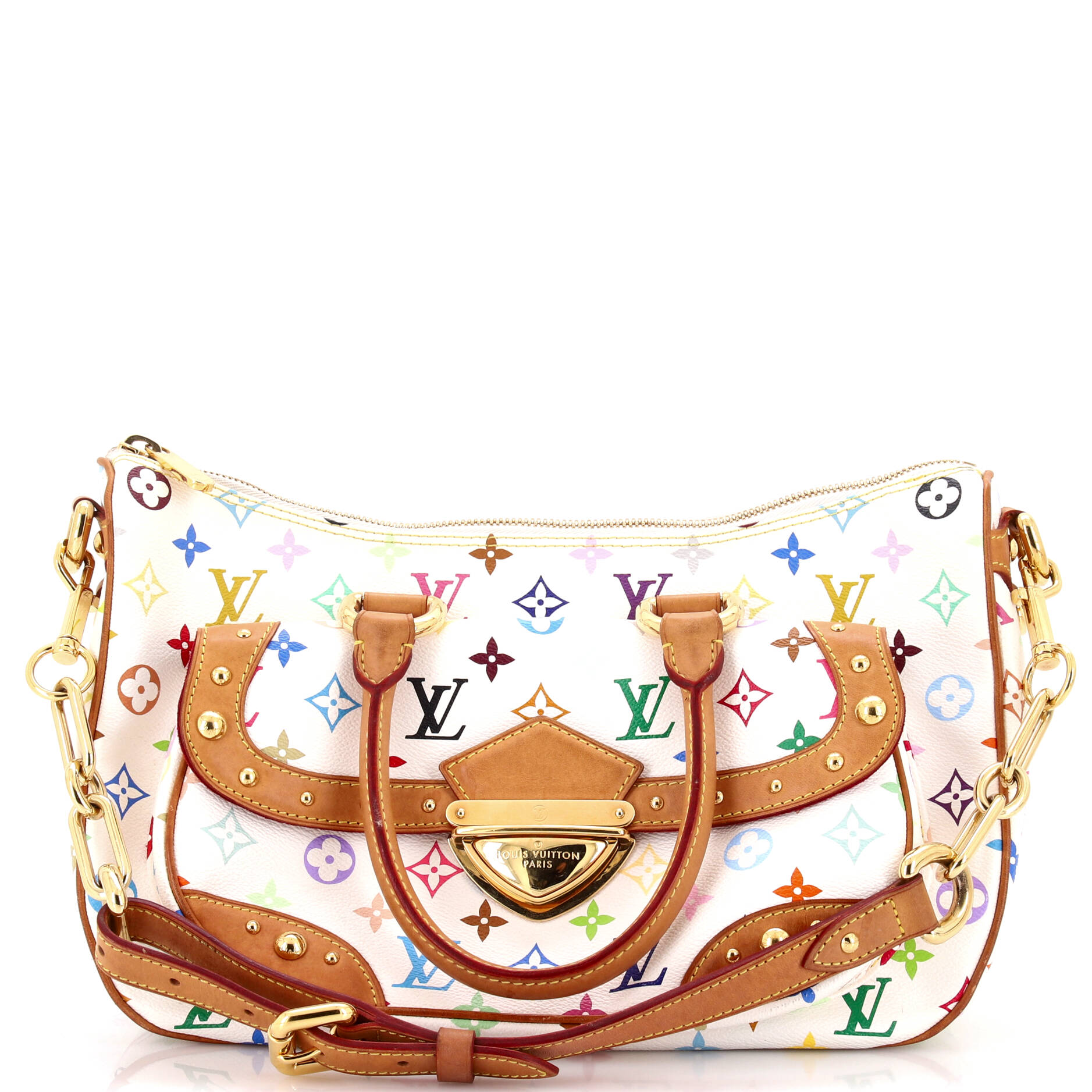 Louis Vuitton Rita Handbag Multicolor Monogram Travel Bag