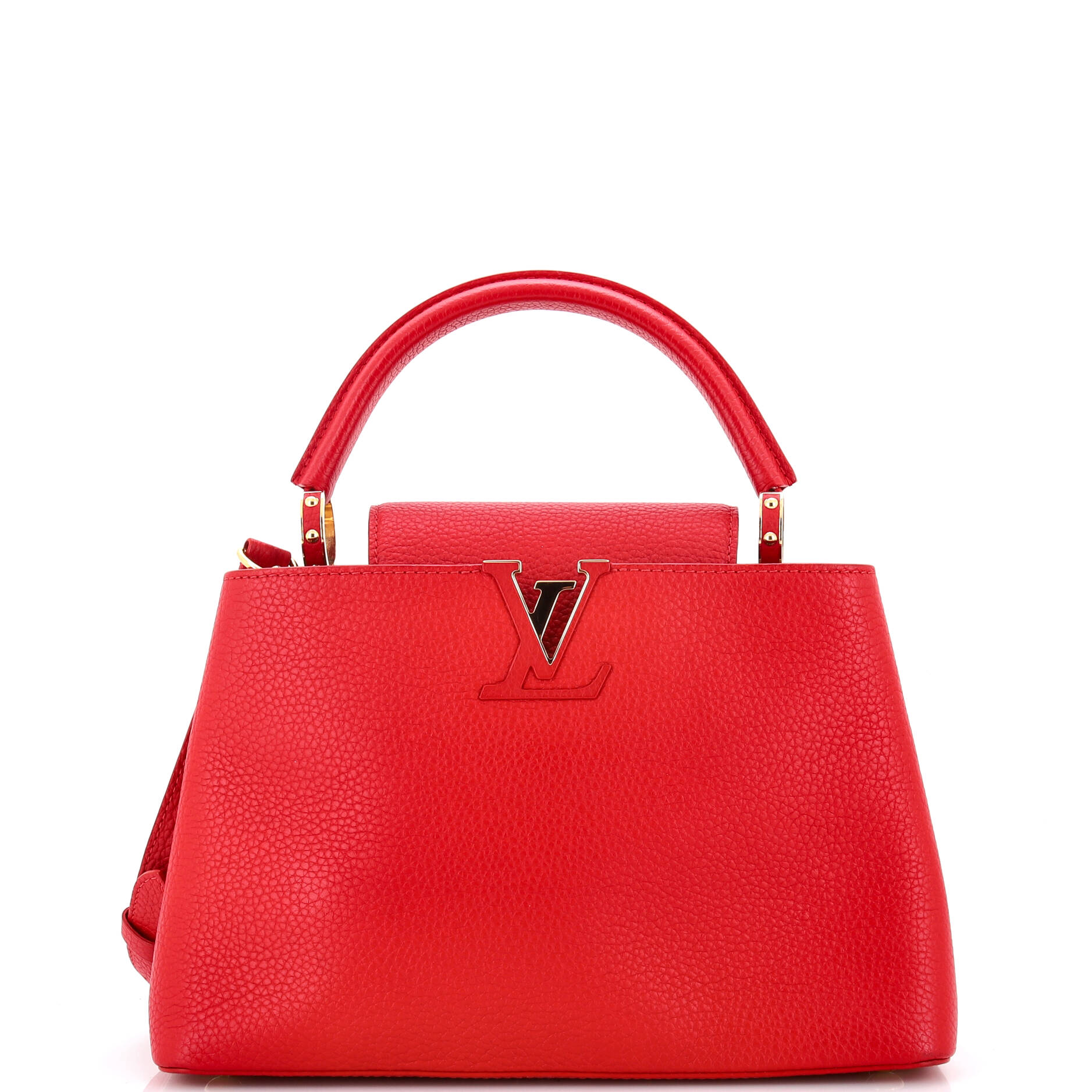 Louis Vuitton Capucines Bag Pm Leather Travel Bag