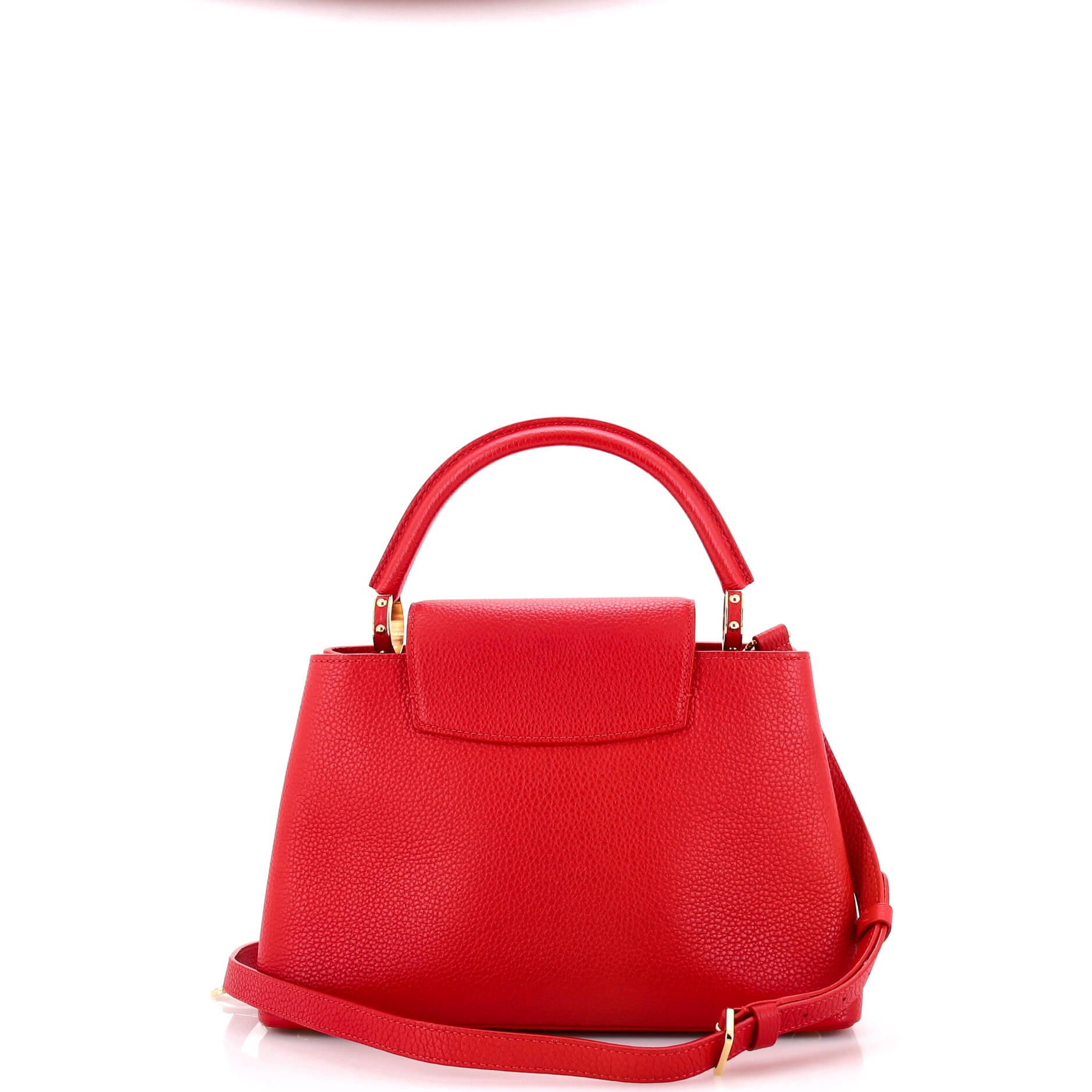 Louis Vuitton Capucines Bag Pm Leather Travel Bag