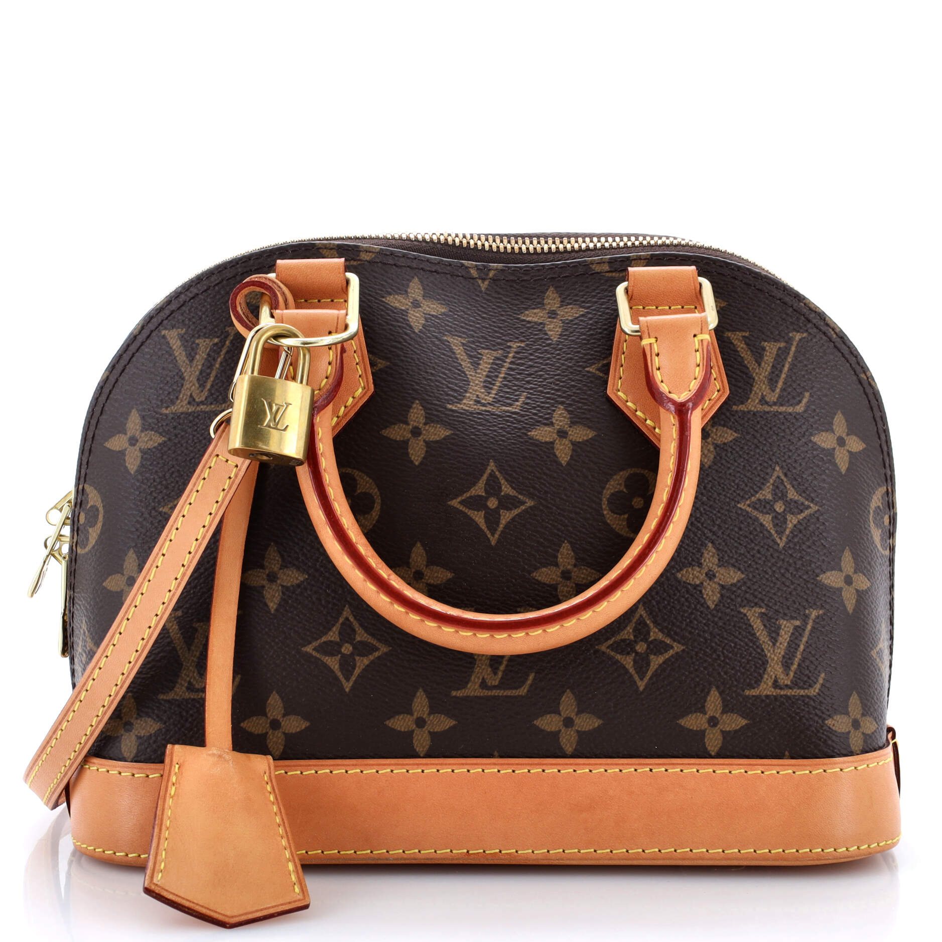 Louis Vuitton Alma Handbag Bb Canvas Monogram Travel Bag