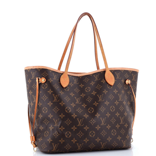 Louis Vuitton Neverfull Nm Tote Mm Canvas Monogram Tote Bag Canvas Mm3011322