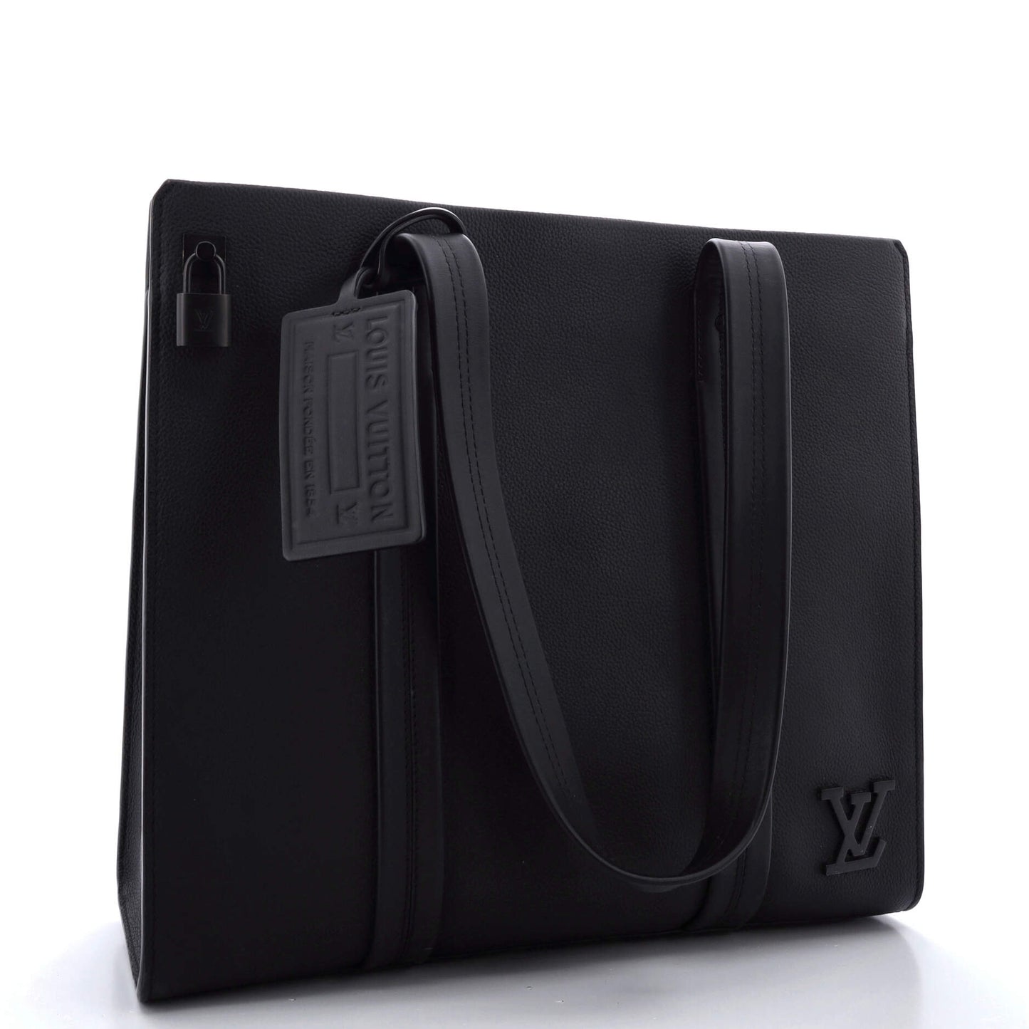 Louis Vuitton Aerogram Takeoff Tote Leather Tote Bag