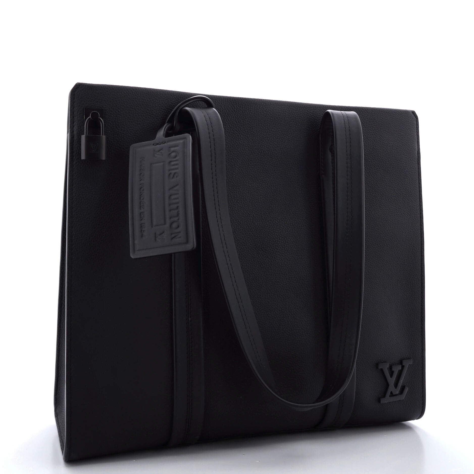 Louis Vuitton Aerogram Takeoff Tote Leather Tote Bag
