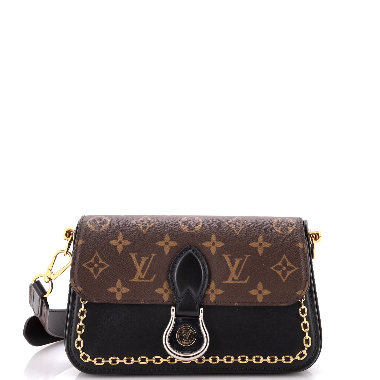 Louis Vuitton Neo Saint Cloud Shoulder Bag And Leather Canvas