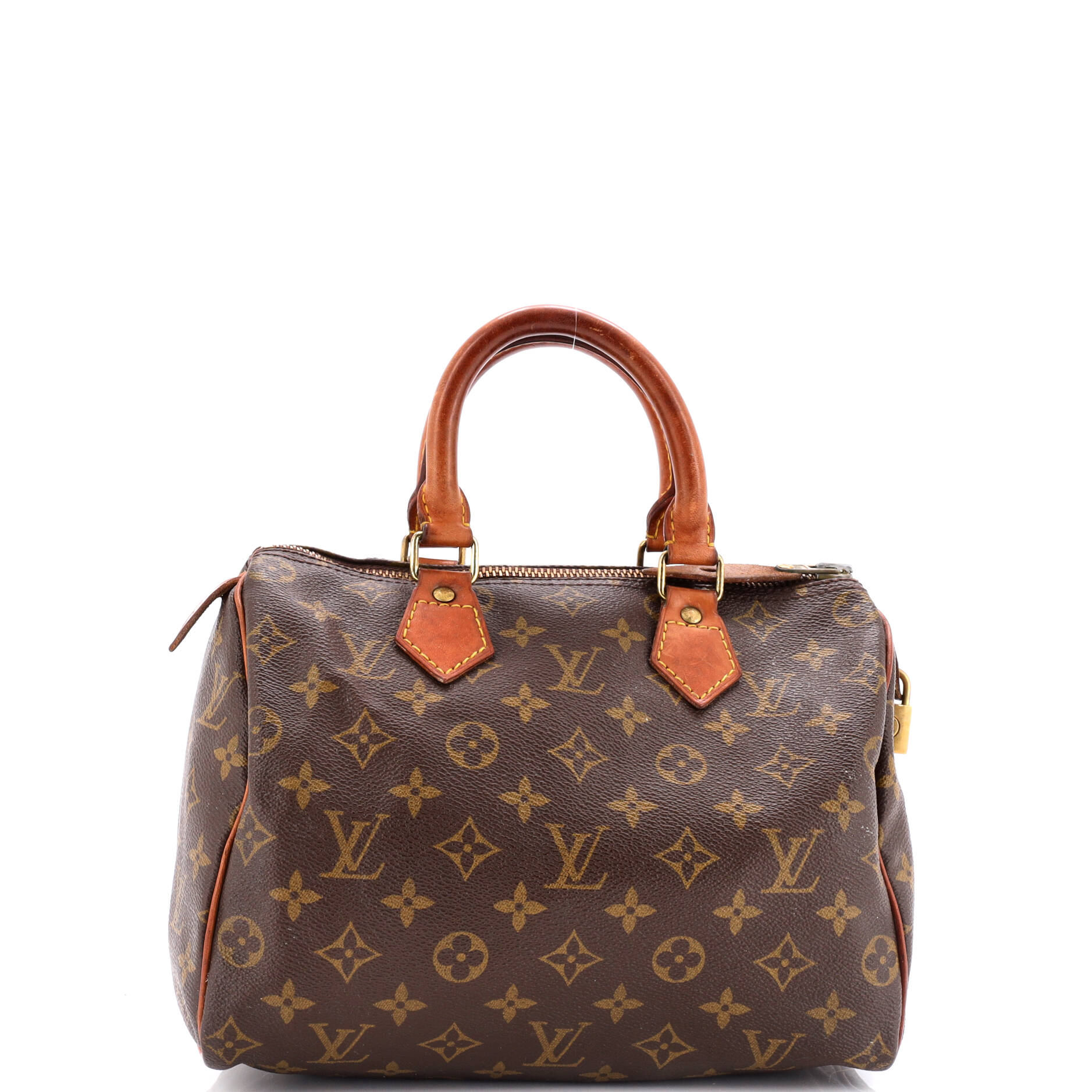Louis Vuitton Speedy Handbag Canvas Monogram Travel Bag