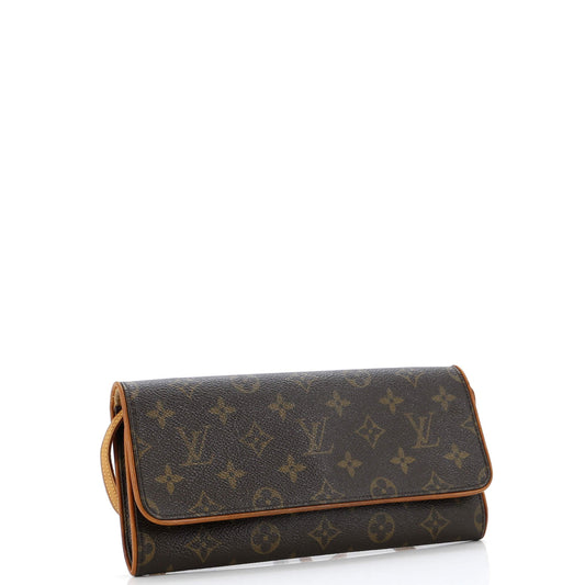 Louis Vuitton Twin Handbag Gm Canvas Monogram Travel Bag Canvas Gm3014354