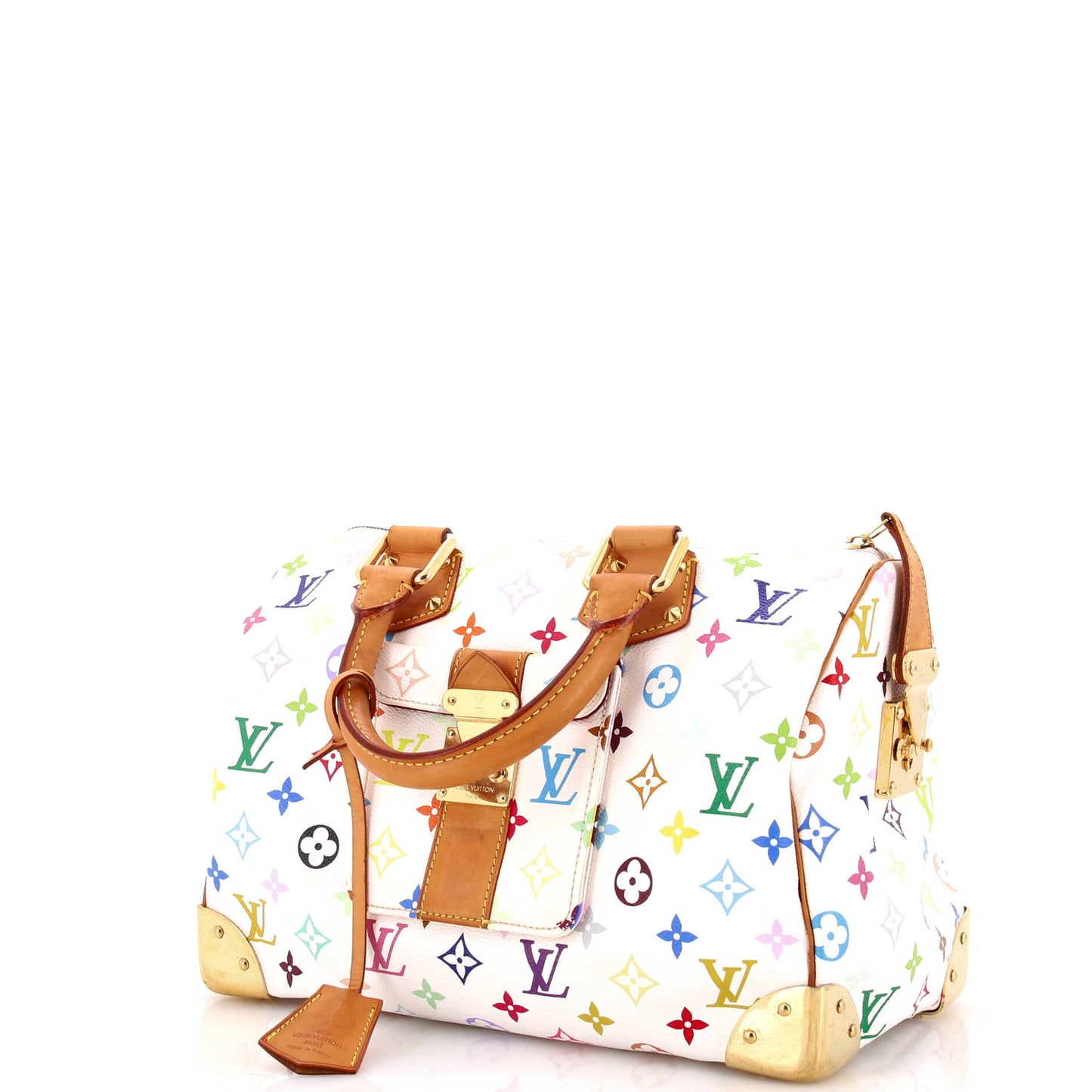 Louis Vuitton Speedy Handbag Multicolor Monogram Travel Bag Multicolor 303015911