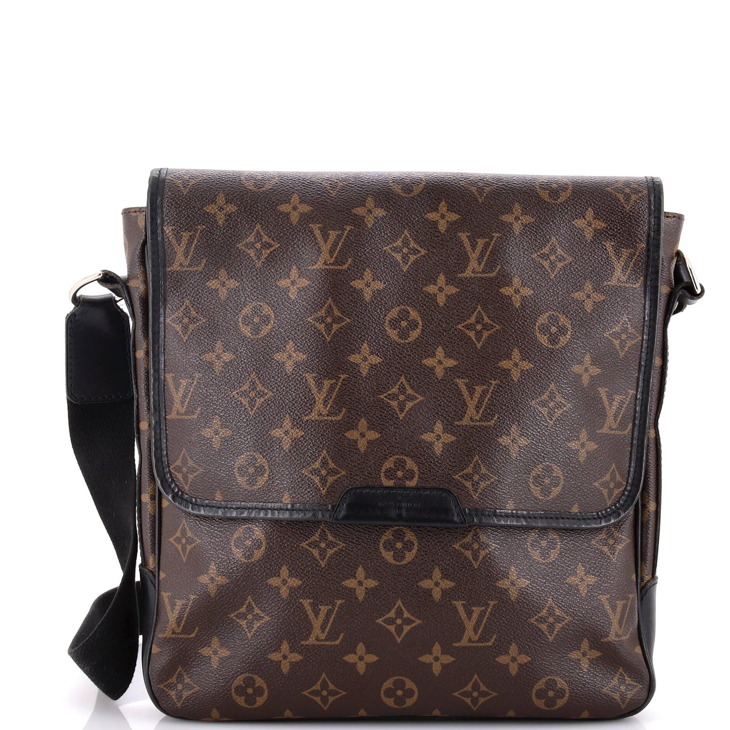 Louis Vuitton Bass Messenger Bag Macassar Mm Canvas Monogram Travel Bag