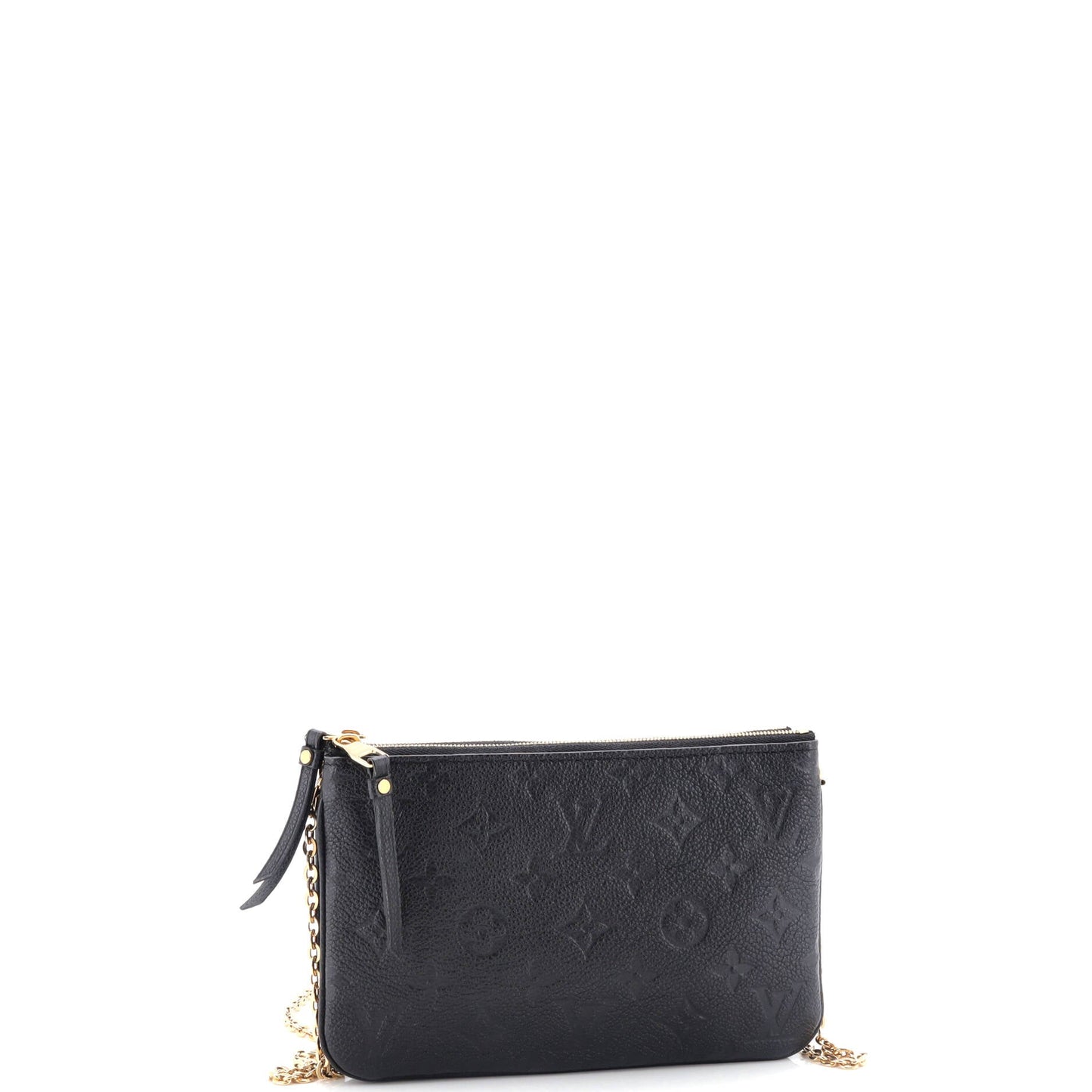 Louis Vuitton Double Zip Pochette Empreinte Clutch Bag Leather Monogram Leather 3016723