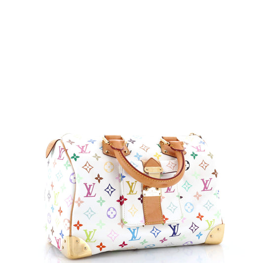 Louis Vuitton Speedy Handbag Multicolor Monogram Travel Bag Multicolor 303016921