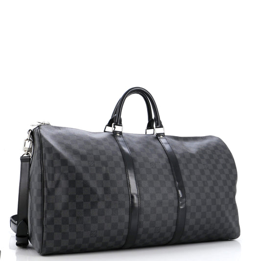 Louis Vuitton Keepall Bandouliere Bag Damier Graphite Travel Bag Graphite 553017071