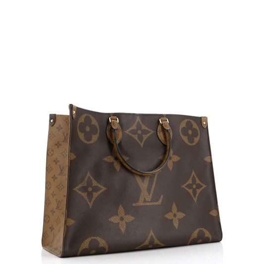 Louis Vuitton Onthego Tote Reverse Giant Gm Monogram Tote Bag Giant Gm3017261