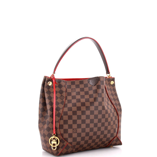 Louis Vuitton Caissa Hobo Damier Travel Bag