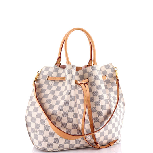 Louis Vuitton Girolata Handbag Damier Tote Bag