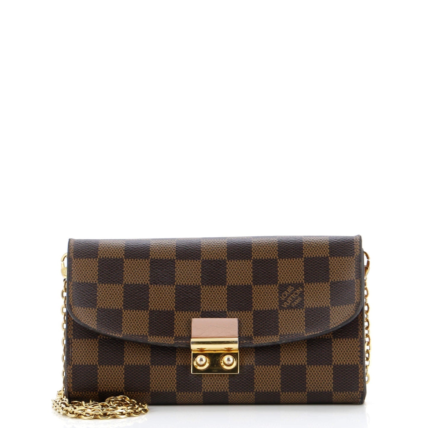 Louis Vuitton Croisette Wallet Damier Handbag Chain Travel Bag