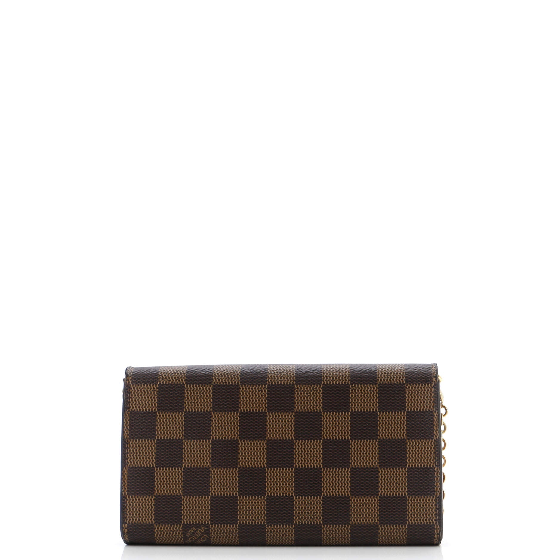 Louis Vuitton Croisette Wallet Damier Handbag Chain Travel Bag