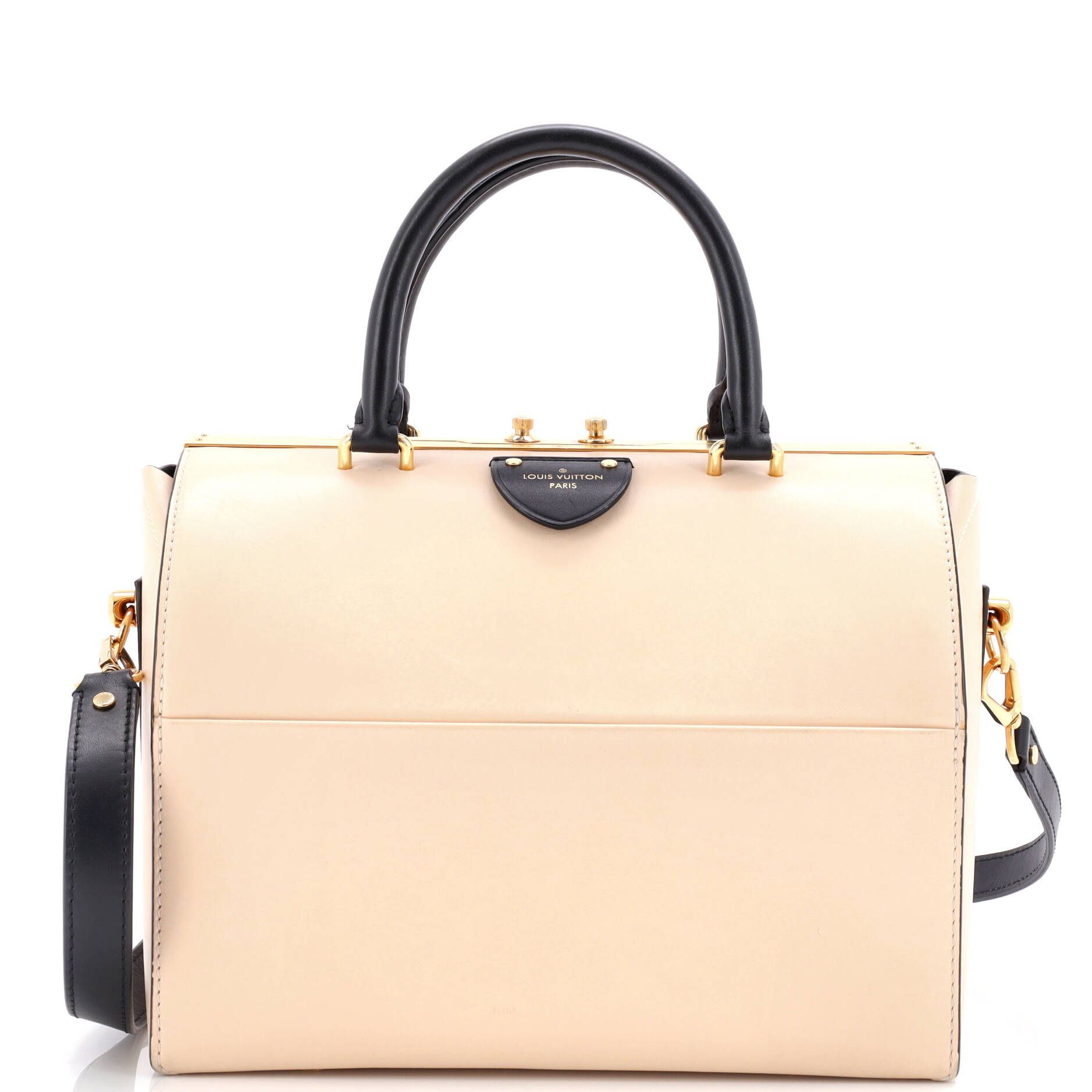 Louis Vuitton Speedy Doctor Bag Cuir Orfevre Leather Travel Bag
