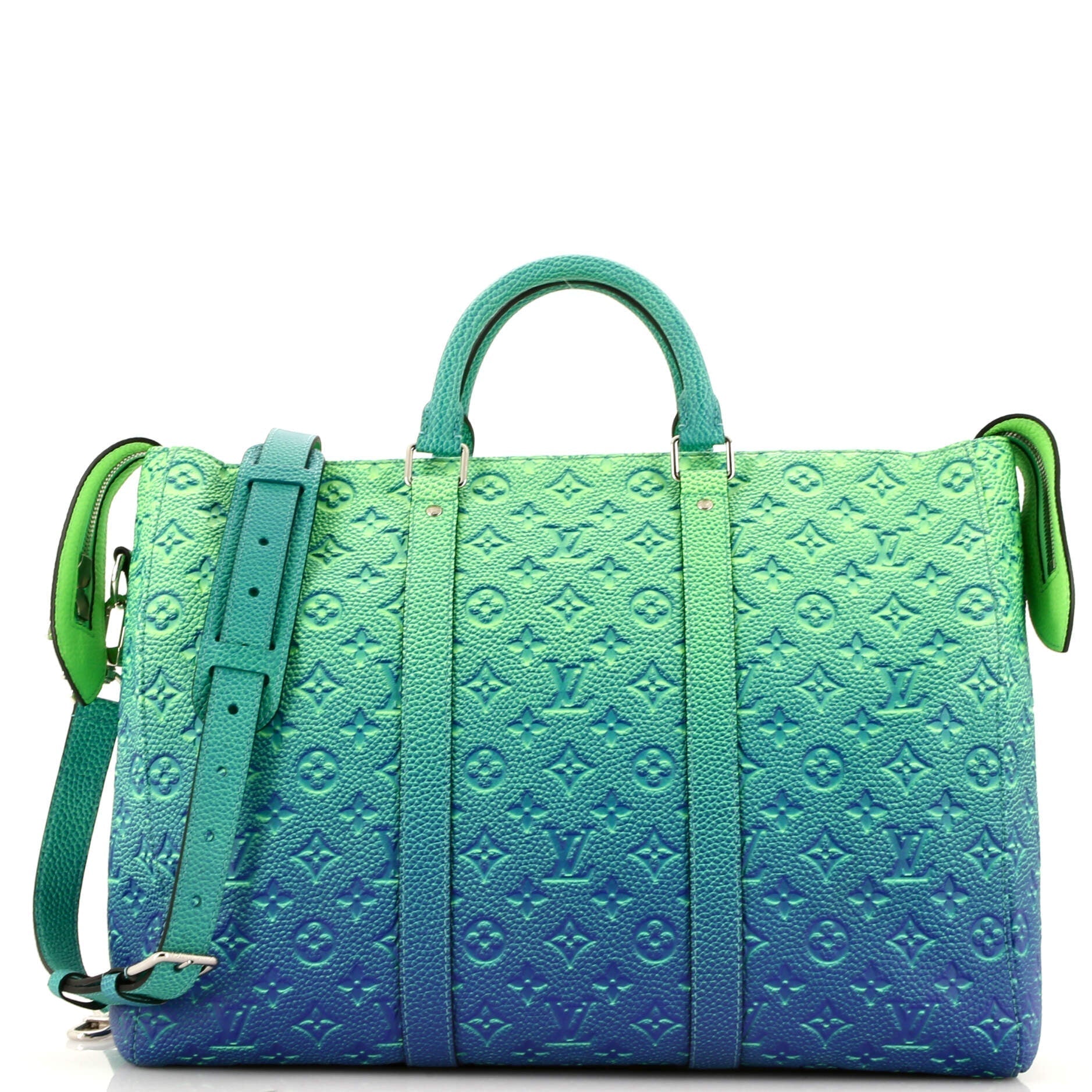 Louis Vuitton Keepall Tote Limited Edition Illusion Taurillon Leather Monogram Tote Bag
