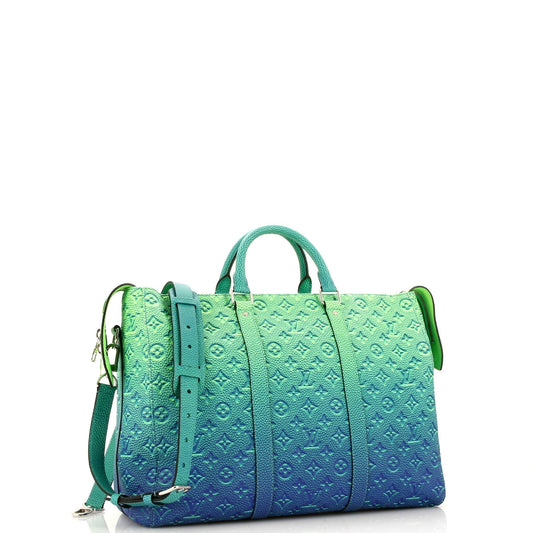 Louis Vuitton Keepall Tote Limited Edition Illusion Taurillon Leather Monogram Tote Bag
