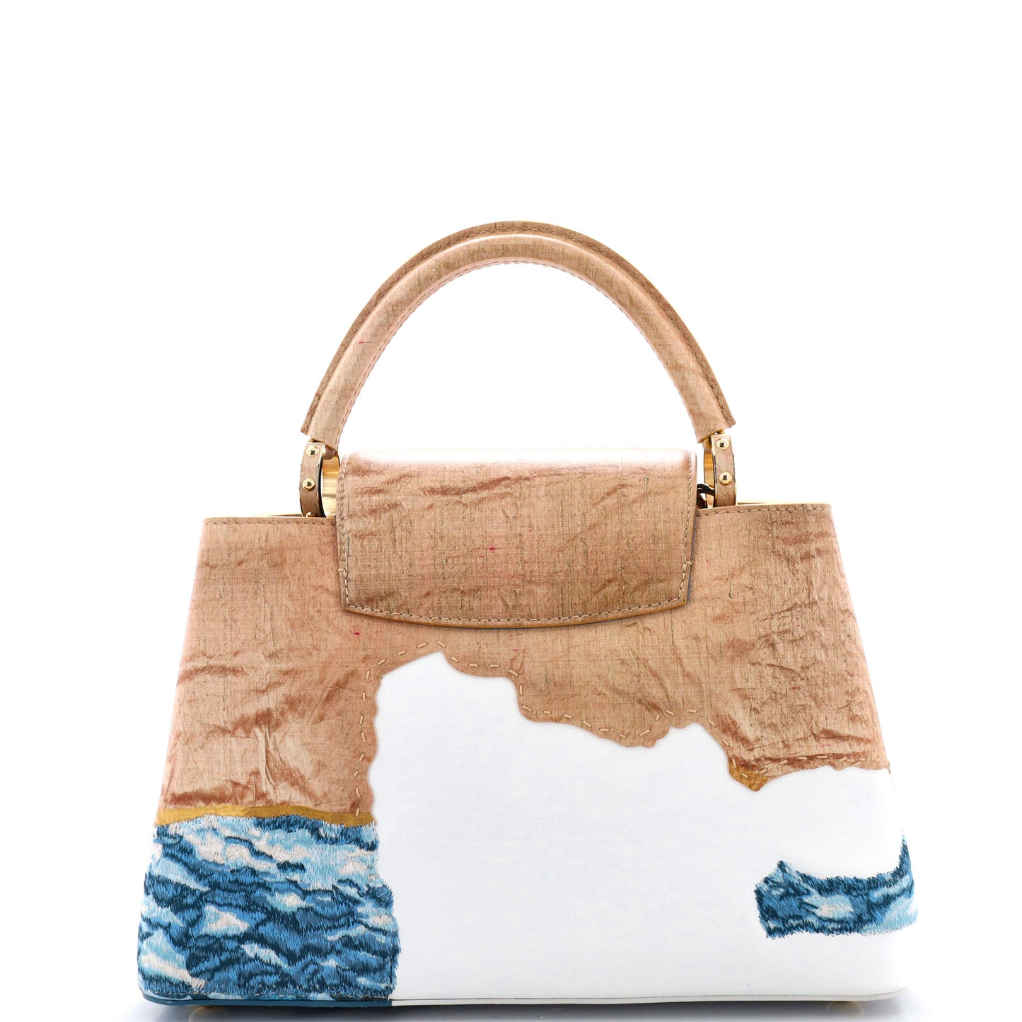 Louis Vuitton Billie Zangewa Artycapucines Bag Embroidered Mm Leather Travel Bag