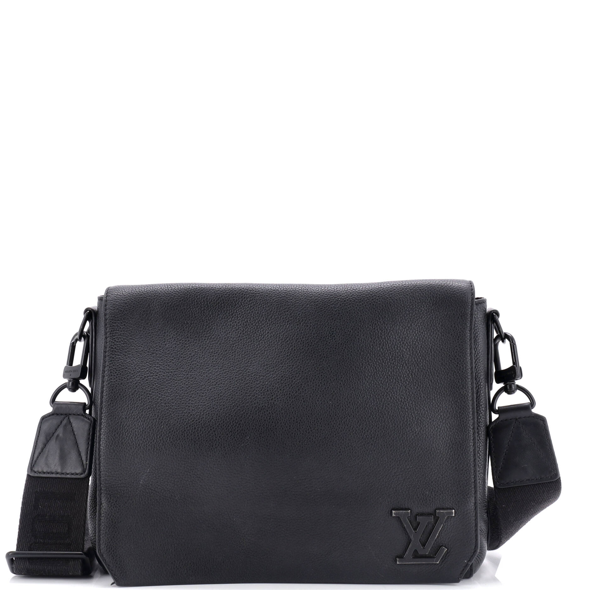 Louis Vuitton Aerogram Takeoff Messenger Bag Leather Travel Bag