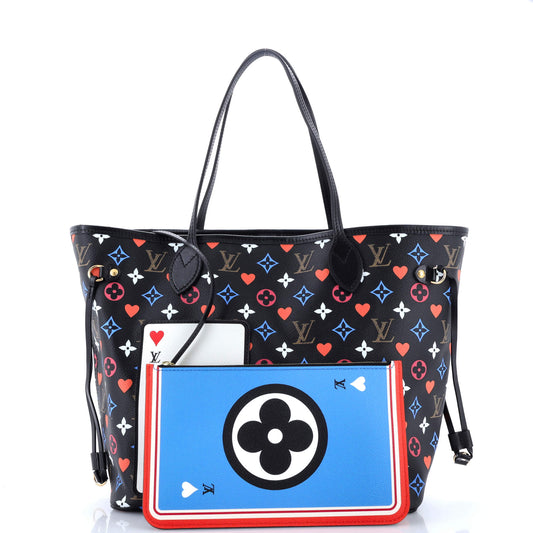 Louis Vuitton Neverfull Nm Tote Limited Edition Game On Monogram Tote Bag