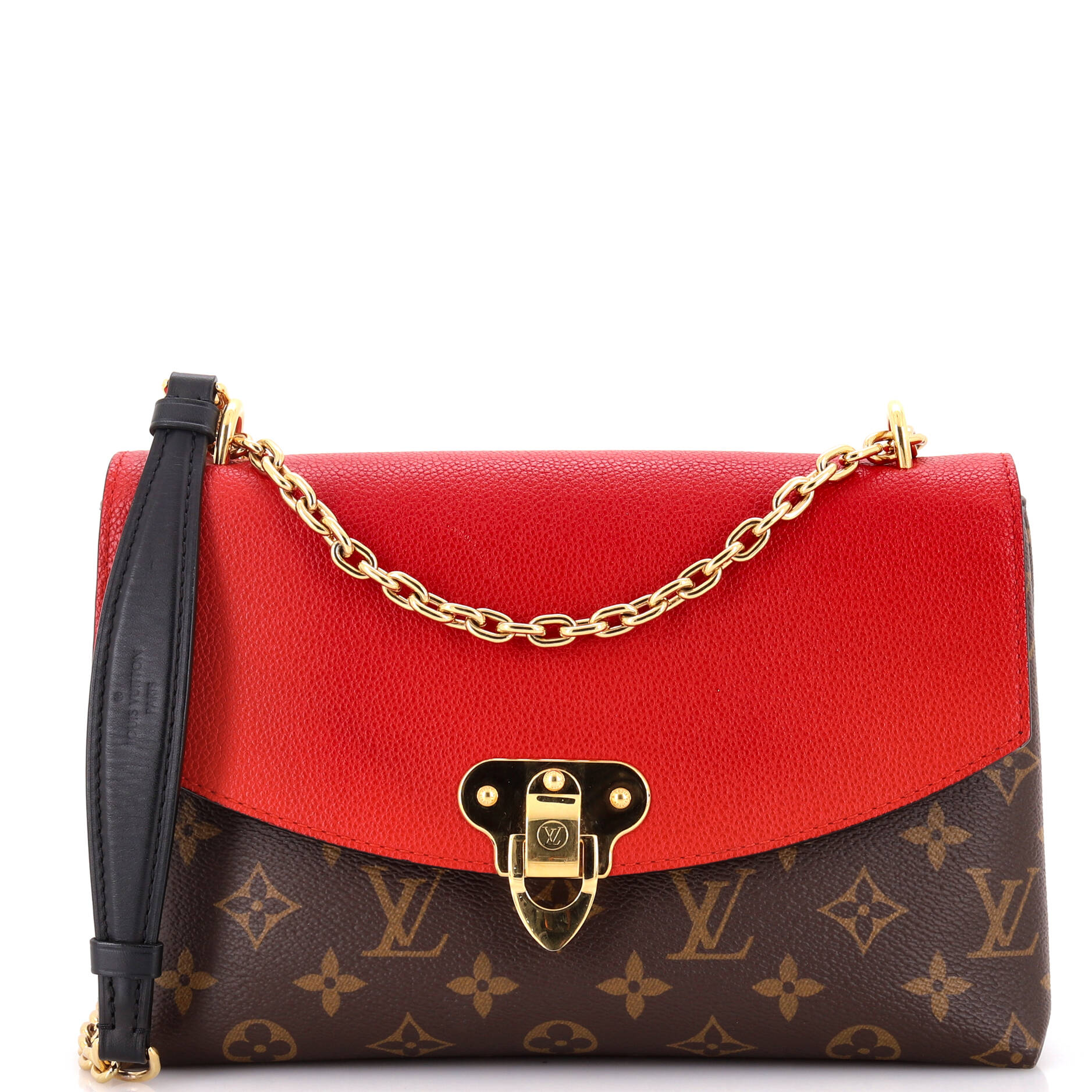 Louis Vuitton Saint Placide Handbag And Leather Canvas Shoulder Bag