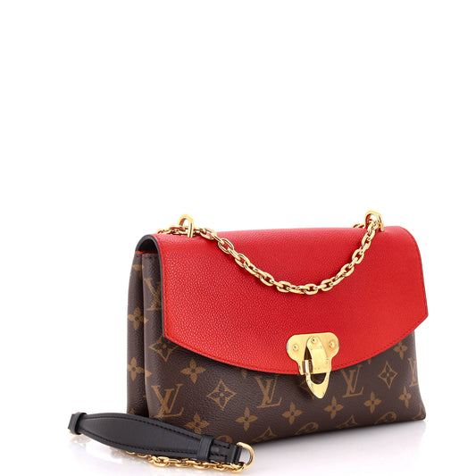 Louis Vuitton Saint Placide Handbag And Leather Canvas Shoulder Bag
