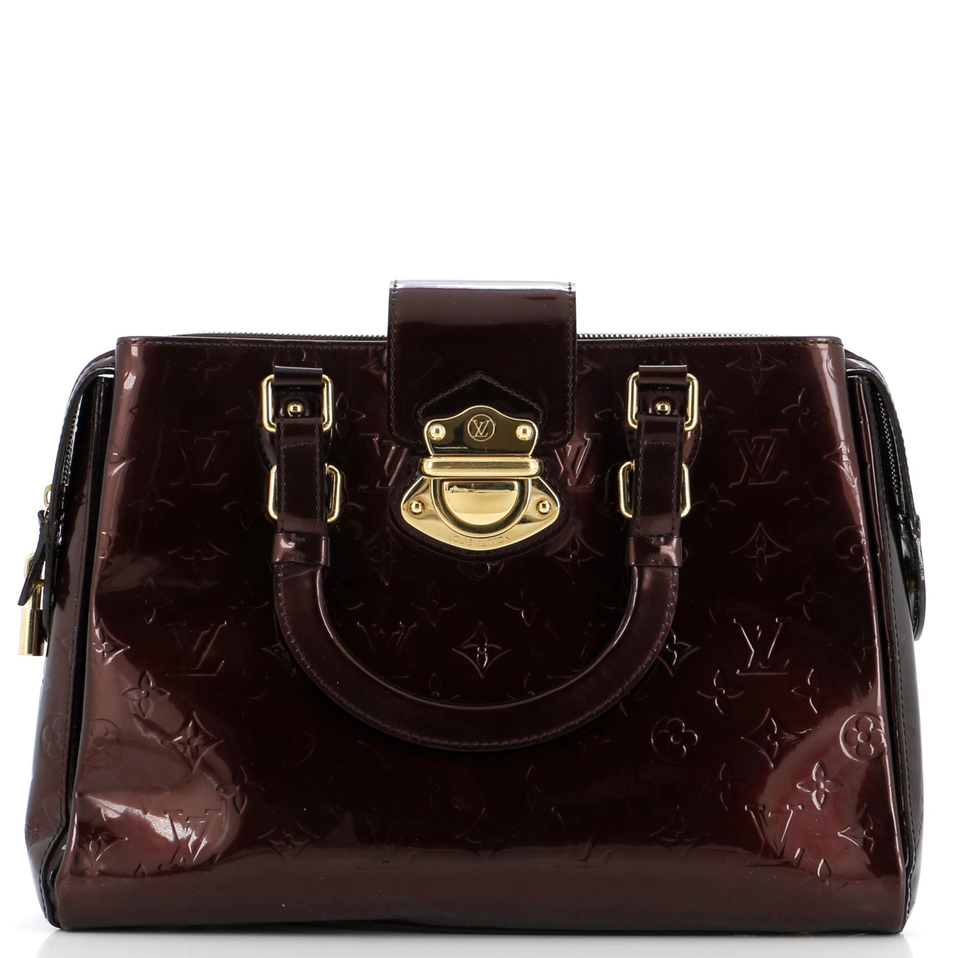 Louis Vuitton Melrose Avenue Handbag Vernis Monogram Travel Bag Vernis 3021024