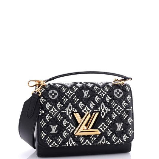 Louis Vuitton Twist Handbag Limited Edition Since Jacquard Mm Monogram Shoulder Bag