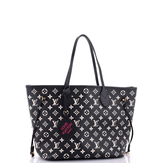 Louis Vuitton Neverfull Nm Tote Spring In The City Leather Monogram Jewelry