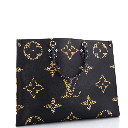 Louis Vuitton Onthego Tote Limited Edition Jungle Giant Gm Monogram Tote Bag Giant Gm30216157