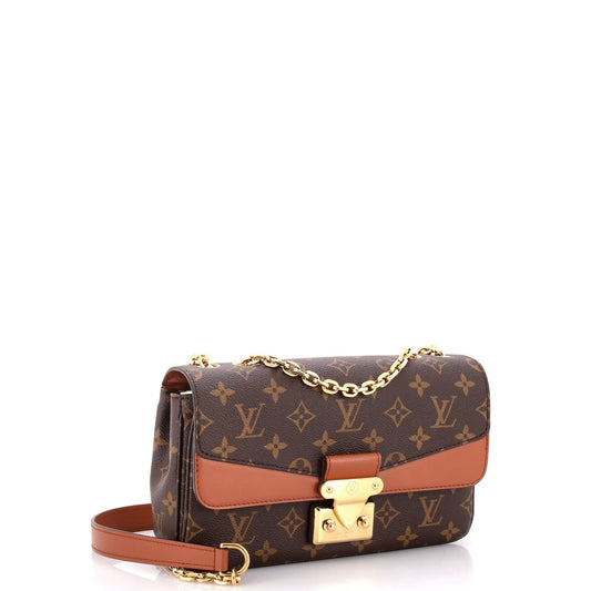 Louis Vuitton Marceau Handbag With Leather Canvas Shoulder Bag Leather 3022501