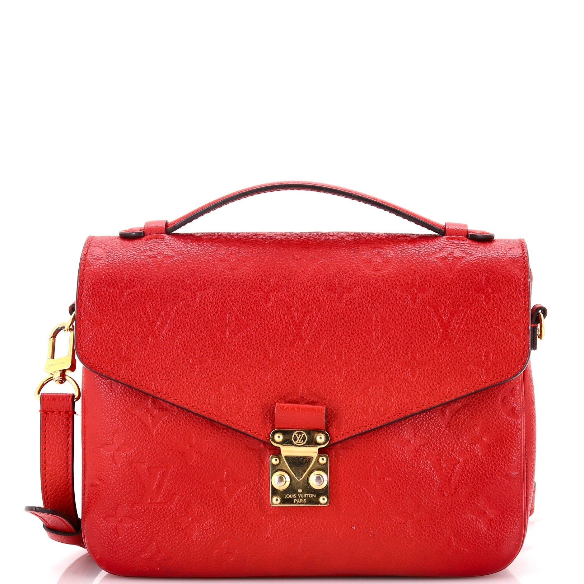 Louis Vuitton Pochette Metis Empreinte Shoulder Bag Leather Monogram Leather 3023342